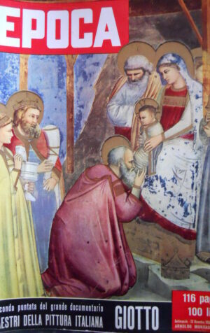 SOLO INSERTO MAESTRI PITTURA ITALIANA EPOCA n°325 1956 GIOTTO [C82]