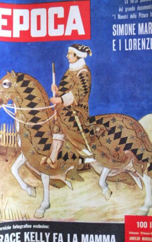 SOLO INSERTO MAESTRI PITTURA ITALIANA EPOCA n°329 1957 SIMONE MARTINI  [C82]