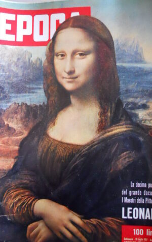 SOLO INSERTO MAESTRI PITTURA ITALIANA EPOCA n°356 1957 LEONARDO [C82]