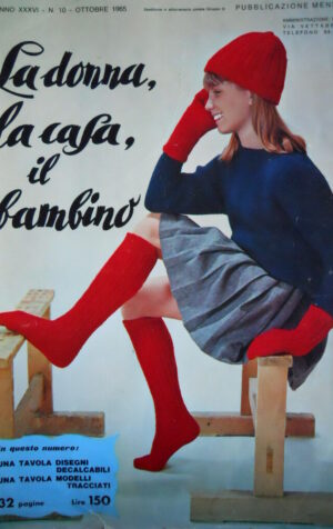 La Donna La Casa Il Bambino n°10 1965  [C91] con cartamodelli