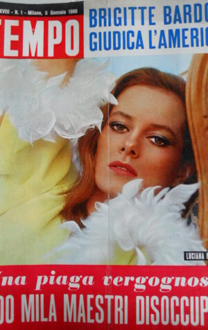 TEMPO n°1 1966 Catherine Deneuve - Brigitte Bardot - Nenni e Mussolini  [C88]