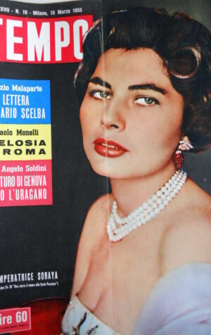 TEMPO n°10 1955 Imparatrice Soraya - Il terribile uragano di Genova [C90]
