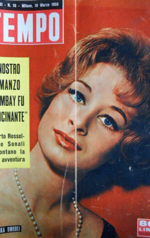 TEMPO n°10 1959 Mirka Omodei - Roberto Rossellini Gary Cooper Maria Schell [C86]