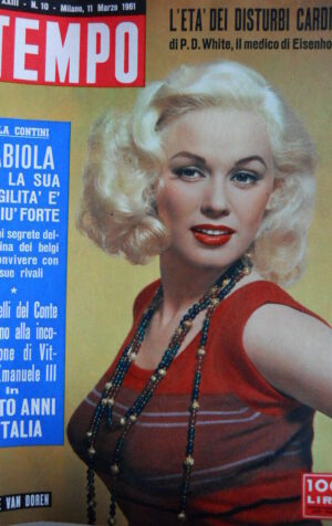 TEMPO n°10 1961 Mamie Van Doren - Inserto 100 anni d' Italia  [C90]
