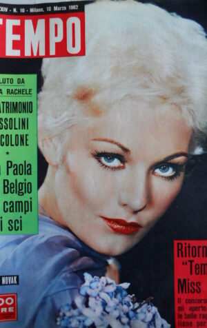 TEMPO n°10 1962 Kim Novak - Donna Rachele Matrimonio Mussolini Scicchilone [C90]