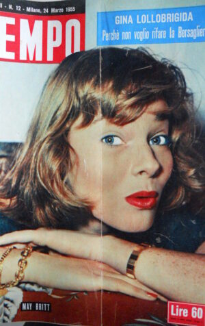 TEMPO n°12 1955 Gina Lollobrigida - May Britt - Lionel Hampton [C87]