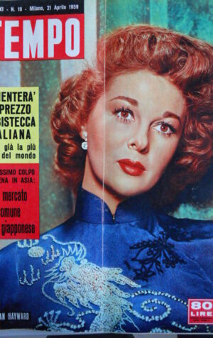 TEMPO n°16 1959 Susan Hayward - Chelo Alonzo - La Russia di Quasimodo [C90]