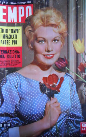 TEMPO n°21 1956 Kim Novak - Fra i miracolati di Padre Pio  [C91]