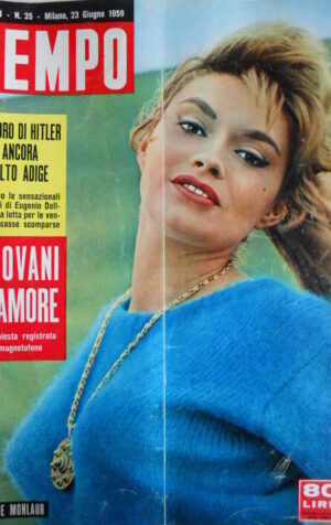 TEMPO n°25 1959 Yvonne Monlaur - Tesoro di Hitler in Alto Adige [C87]