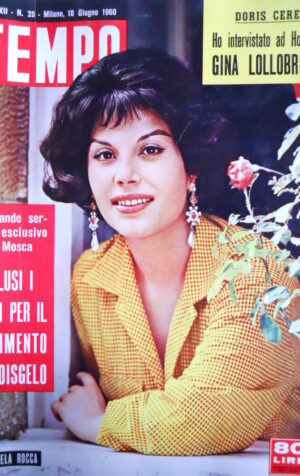 TEMPO n°25 1960 Daniela Rocca - Intervista Gina Lollobrigida -  [C87]