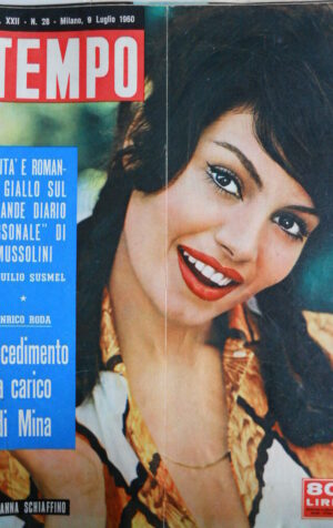 TEMPO n°28 1960 Rosanna Schiaffino - I Diari di Mussolini - Mina [C89]