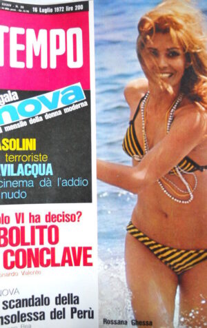 TEMPO n°28 1972 Rossana Ghessa - Enrico Mauro scalata Monte Bianco [C90]