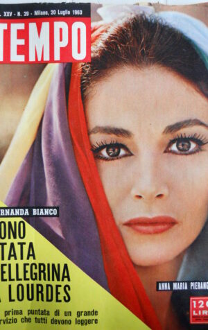 TEMPO n°29 1963 Anna Maria Pierangeli - Dossier storia aviatori italiani  [C89]
