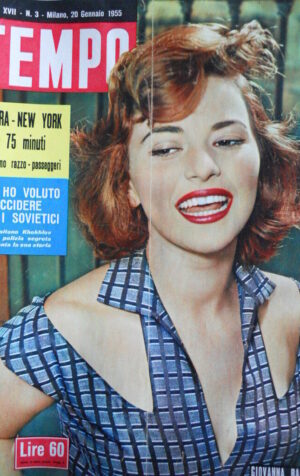 TEMPO n°3 1955 Giovanna Ralli - Ilse Petersen - Londra New York  [C90]