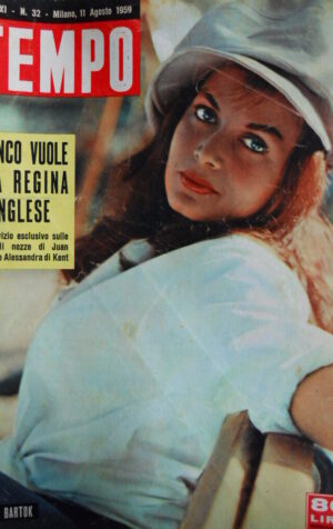 TEMPO n°32 1959 Eva Bartok - Jeanne Moreau - Carla Fracci  [C86]