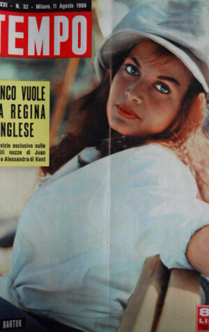 TEMPO n°32 1959 Eva Bartok - Jeanne Moreau - Carla Fracci  [C88]