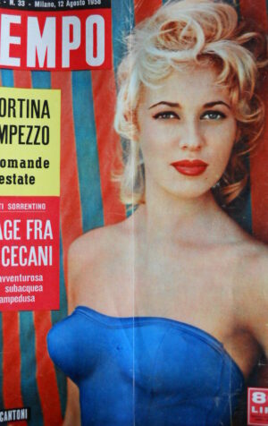 TEMPO n°33 1958 Paola Cantoni - Pat Boone - Estate in Cortina  [C87]