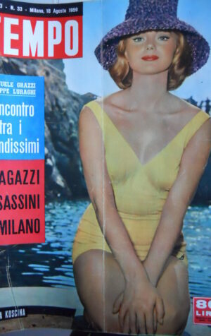 TEMPO n°33 1959 Sylva Koscina - Estate romane [C91]