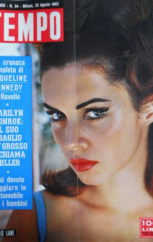 TEMPO n°34 1962 Marilyn Monroe il suo sbaglio più grosso Arthur Miller [C86]