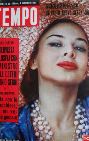 TEMPO n°36 1961 Eleonora Rossi Drago - Fame e petrolio nella nuova GELA  [C86]