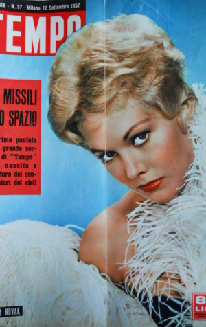 TEMPO n°37 1957  Kim Novak - Annunzio Mantovani - Curzio Malaparte  [C90]