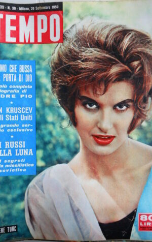 TEMPO n°39 1959 Rossana Podestà - La tragedia di Barletta reportage  [C89]