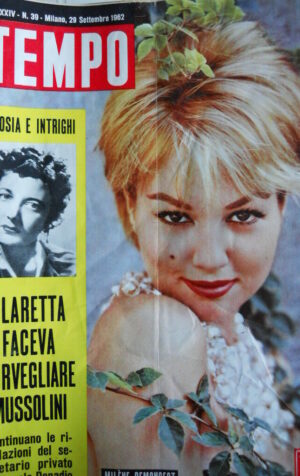 TEMPO n°39 1962 Claretta Petacci e Mussolini - Milene Demongeot [C91]