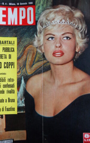 TEMPO n°4 1960 Hanna Rasmussen - Gino Bartali vita segreta e pubblica COPPI C88]