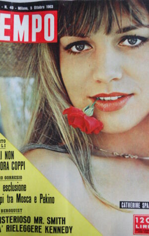 TEMPO n°40 1963 Catherine Spaak - Italo Zilioli non è ancora Coppi [C90]