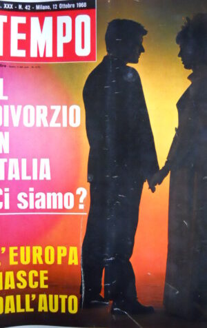 TEMPO n°42 1968 Paola Pitagora - Giacomo Lercaro - Milano - Divorzio  [C86]