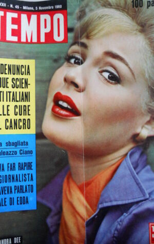 TEMPO n°45 1960 Sandra Dee - Vita sbagliata di Galeazzo Ciano [C90]