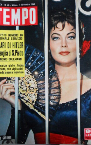 TEMPO n°46 1958 Ava Gardner - Dossier I Sicari di Hitler a San Pietro  [C89]