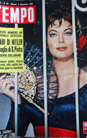 TEMPO n°46 1958 Ava Gardner - Dossier I Sicari di Hitler a San Pietro [C90]