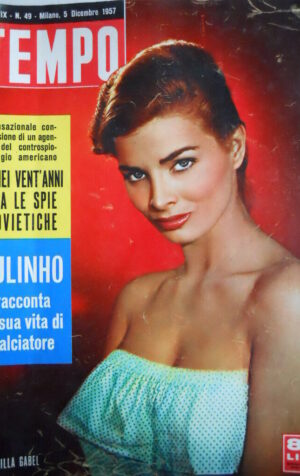 TEMPO n°49 1957 Scilla Gabel - Julinho racconta la sua vita di calciatore  [C88]