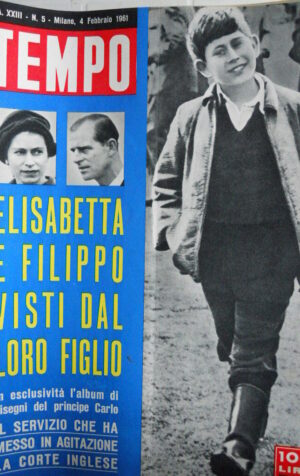 TEMPO n°5 1961 Carol d' Inghilterra - Faida a Tommaso Natale - A. Lualdi  [C86]