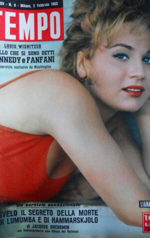 TEMPO n°5 1963 Liana Orfei - Segreto della morte di LUMUMBA [C91]