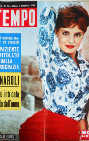 TEMPO n°50 1958 Rossana Podestà - Mussolini e Rommell in Africa  [C87]