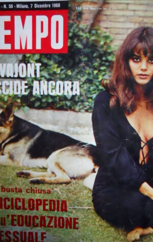 TEMPO n°50 1968 Tina Aumont - Genova il cancro della citta Cornigliano  [C86]