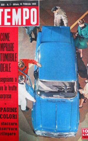 TEMPO n°7 1963 Inserto Speciale come acquistare AUTO [C90]
