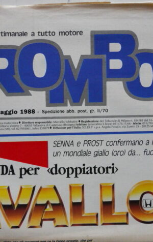 ROMBO n°18 1988 Ferrari Crack - Nostalgia Villeneuve  [SC.7B]