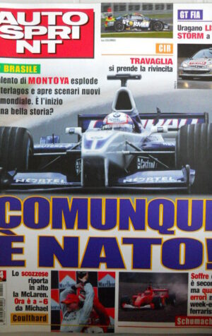 Autosprint n°14 2001 Il Talento di Pablo Montoya  [P19]