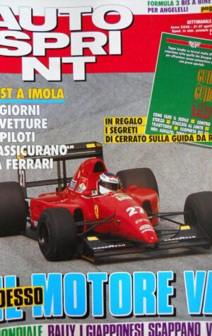 Autosprint n°17 1992 Test a Imola della Ferrari  [P10]
