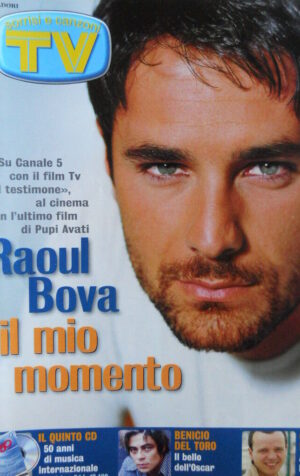 TV Sorrisi e Canzoni n°15 2001 Raul Bova Gigi D'Alessio Benicio Del Toro  [D5]