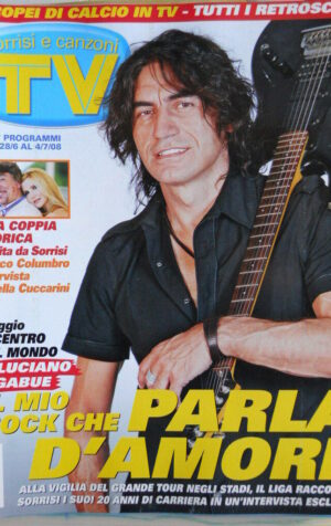 TV Sorrisi e Canzoni n°27 2008 Luciano Ligabue cover - Raffaella Carrà  [D2]