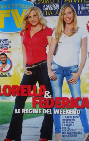 TV Sorrisi e Canzoni n°22 2012 Federica Panicucci Lorella Cuccarini  [C95]