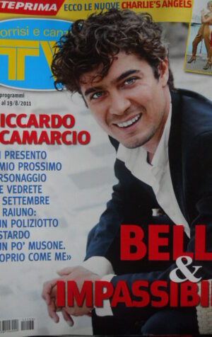 TV Sorrisi e Canzoni n°33 2011 Riccardo Scamarcio copertina  [M15]