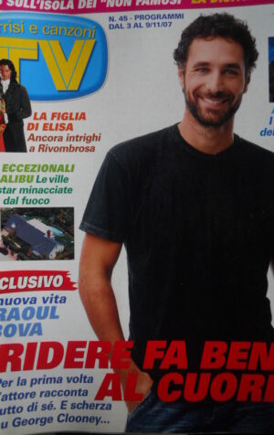 TV Sorrisi e Canzoni n°45 2007 Raul Bova copertina - Anna Kanakis [C99]
