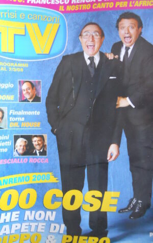 TV Sorrisi e Canzoni 10 2008 Renga Irene Grandi - Canzoni Festival Sanremo [D10]