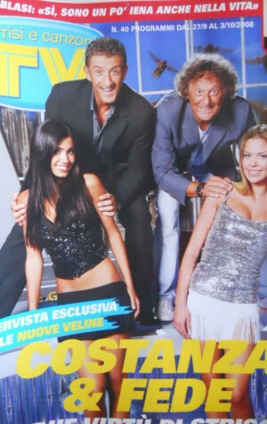 TV Sorrisi e Canzoni 40 2008 Veline Striscia - Ilary Blasi Freddie Mercury [D15]