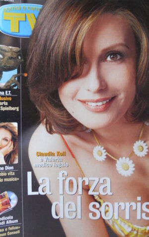 TV Sorrisi e Canzoni n°14 2002 Claudia Koll - Speciale Carmen Consoli [D14]